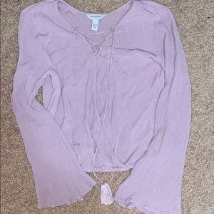 A cute purple blouse